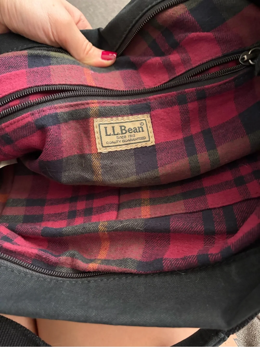 L.L. Bean sturdy black